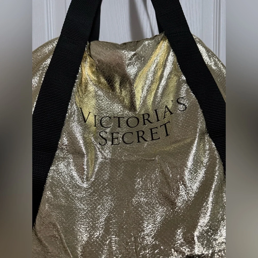 Victoria's Secret Gold and Black Tote Bag - Picture 6 of 10